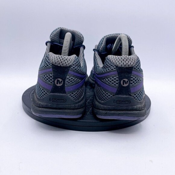 Merrell Bare Access Womens Trail Running Shoes Grey Pueple Vibram Soles Size 10 - Picture 3 of 9